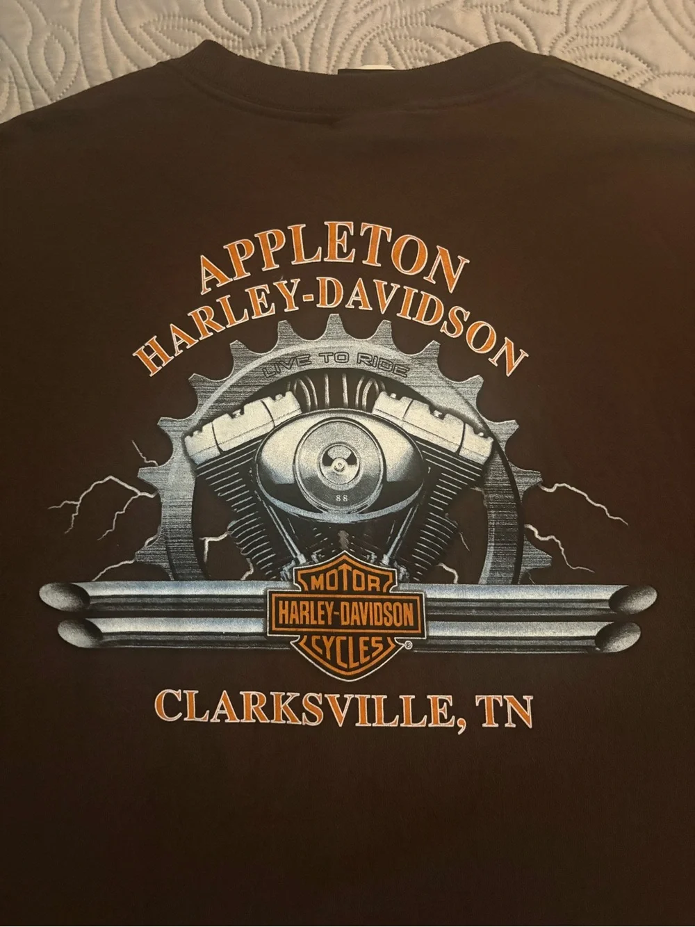 Harley-Davidson color brown